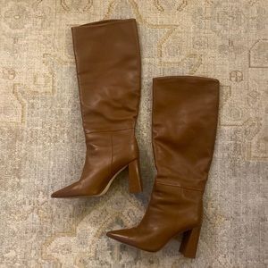 Steve Madden Knee High Camel Boot